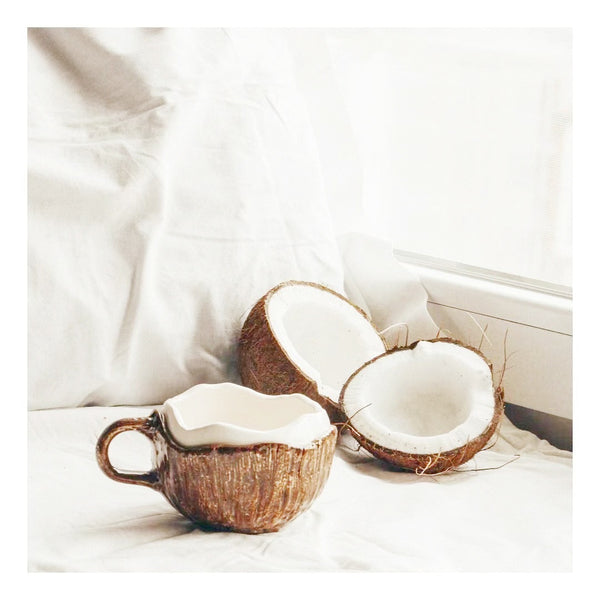 Coconut-Shaped Mug