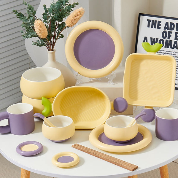 Macaron Ceramic Tableware | Whipped Cream Daydream